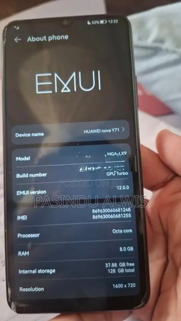 Huawei Nova Y71 (Used)