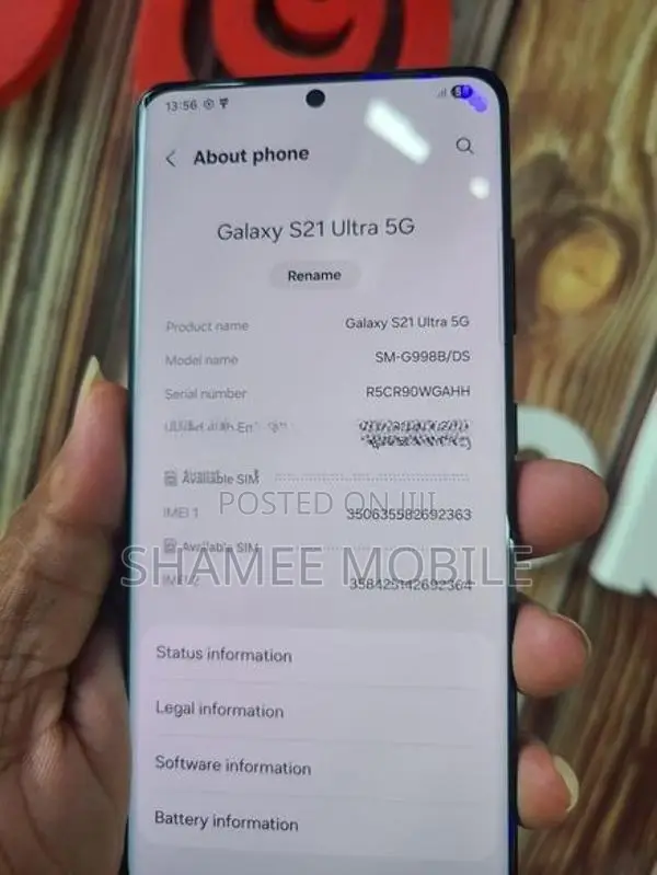 Samsung Galaxy S21 Ultra (Used)