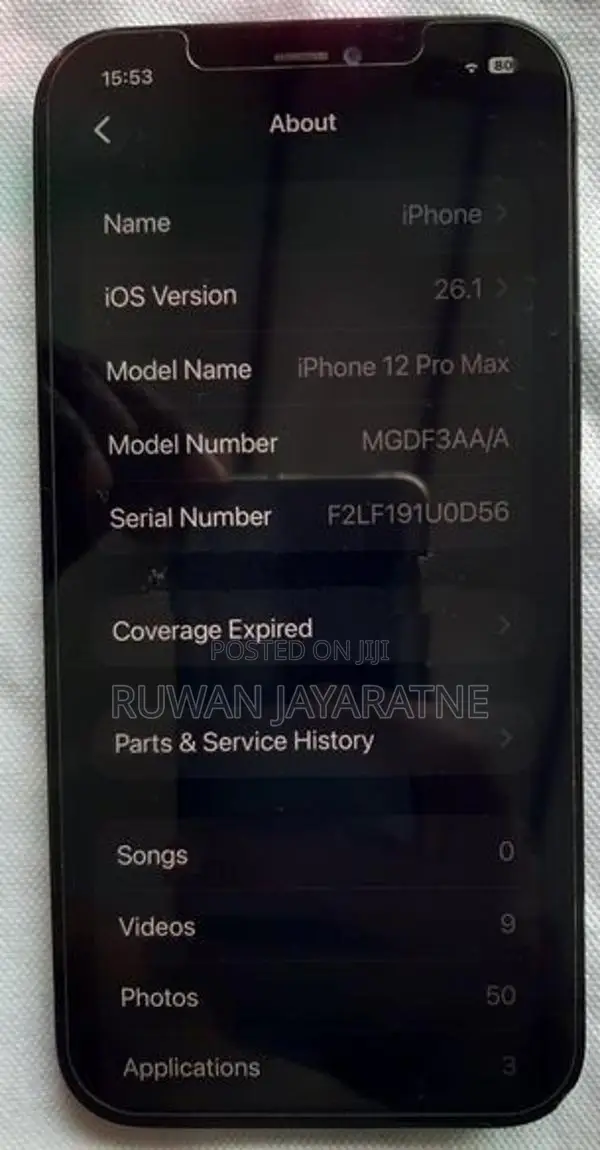 Apple iPhone 12 Pro Max (Used)