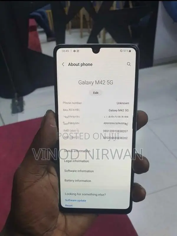Samsung Galaxy M42 8GB 128GB (Used)