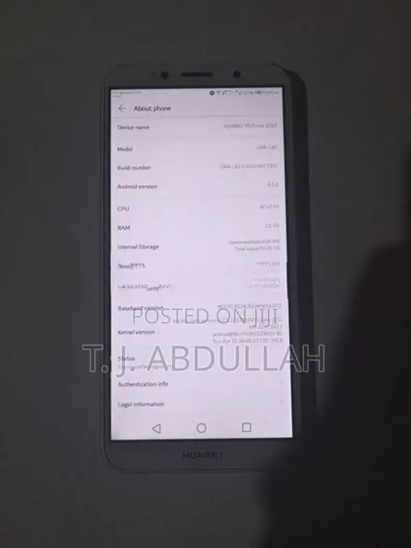 Huawei Y5 Prime (Used)