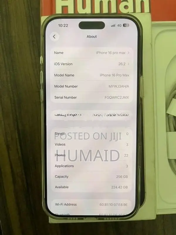 Apple iPhone 16 Pro Max 256GB (Used)