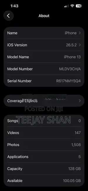 Apple iPhone 13 (Used)