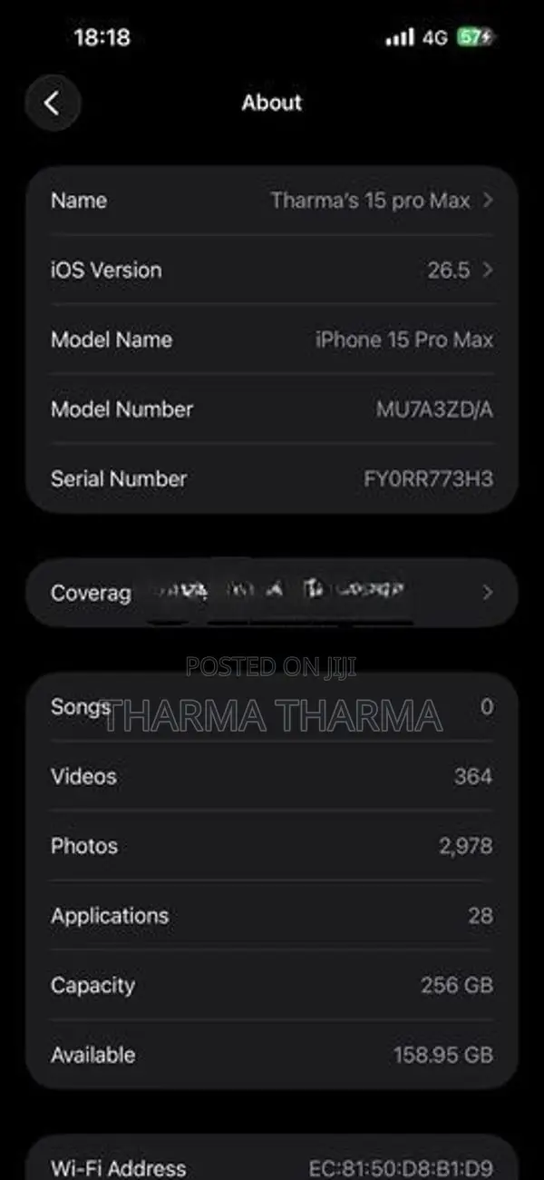 Apple iPhone 15 Pro Max (Used)