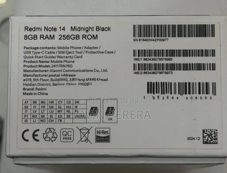 Xiaomi Redmi Note 14 4G (Used)
