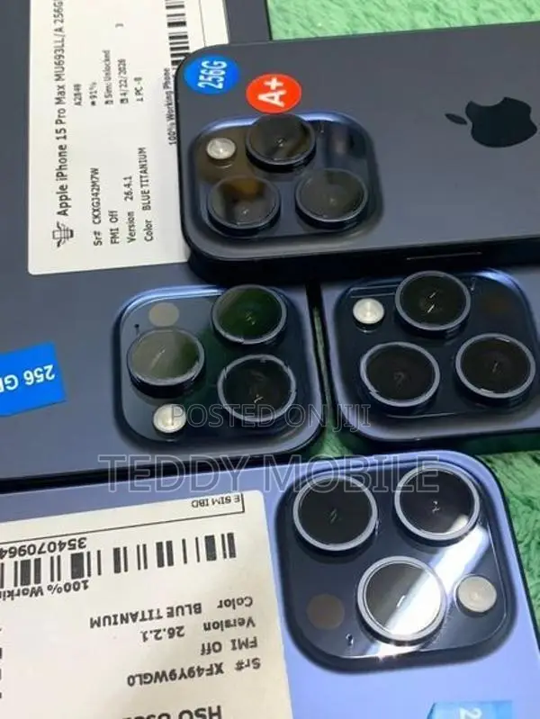 Apple iPhone 15 Pro Max 256GB (Used)