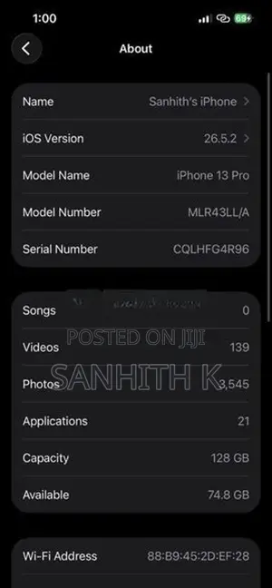 Apple iPhone 13 Pro (Used)