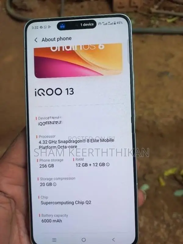 iqoo 13 5G (Used)