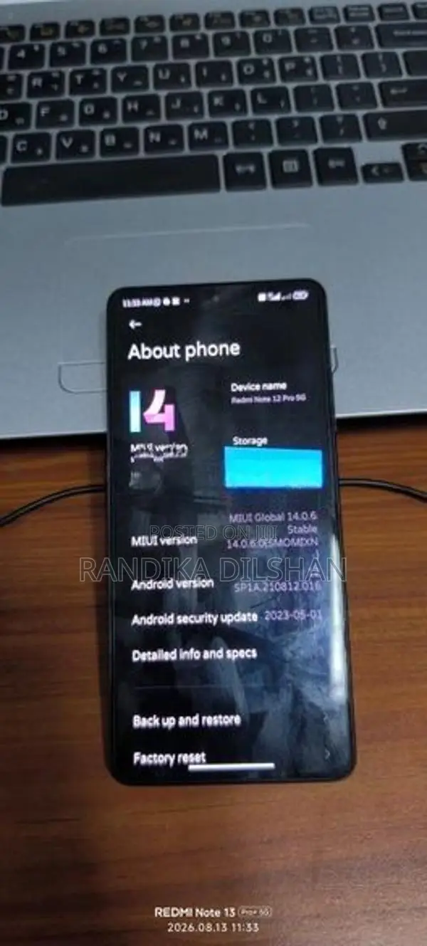 Xiaomi Redmi Note 12 Pro (Used)