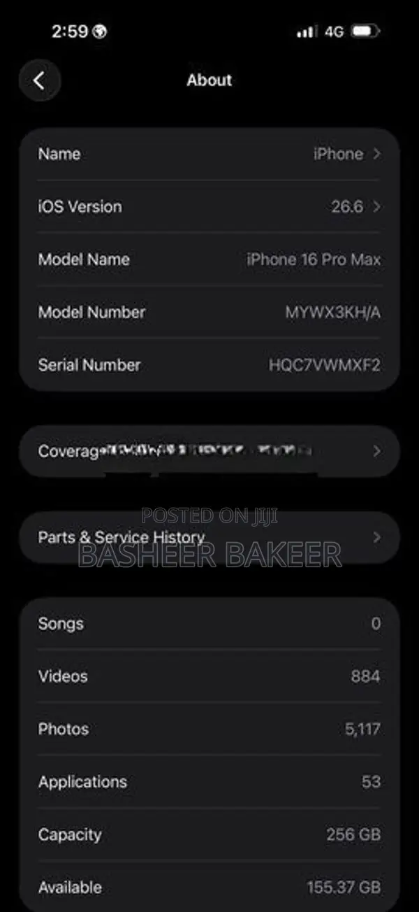 Apple iPhone 16 Pro Max (Used)