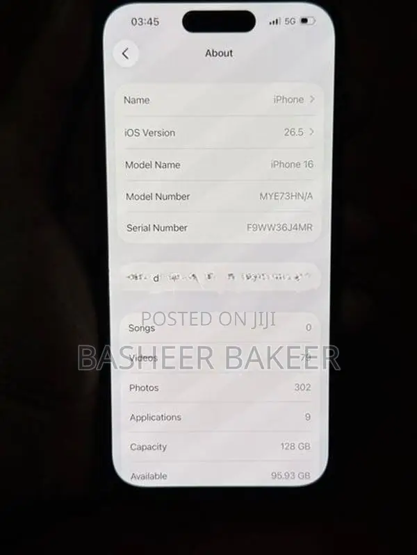 Apple iPhone 16 (Used)