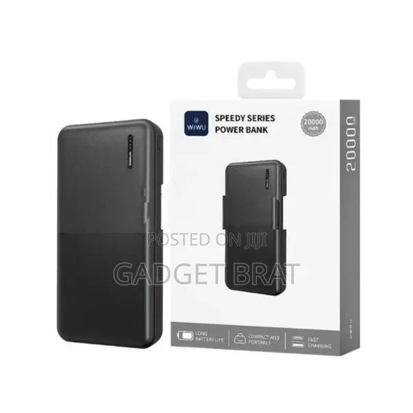 WIWU WI-068 Speedy Series 20000mAh Power Bank Black/White