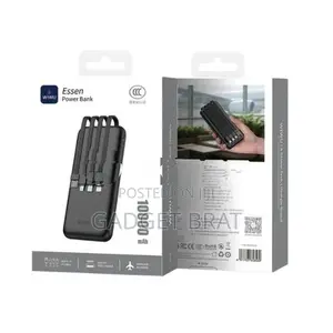 WIWU P-08B ESSEN 10000mAh Power Bank Black/White
