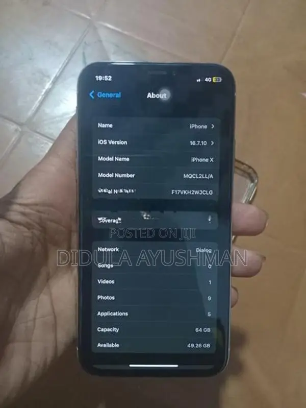 Apple iPhone X (Used)