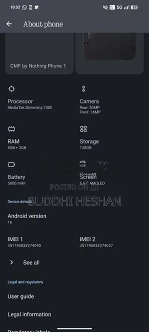 NOTHING CMF Phone 1 (Used)