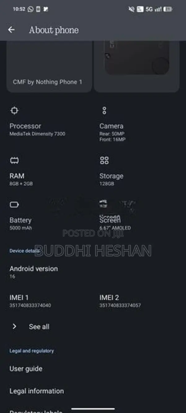 NOTHING CMF Phone 1 (Used)
