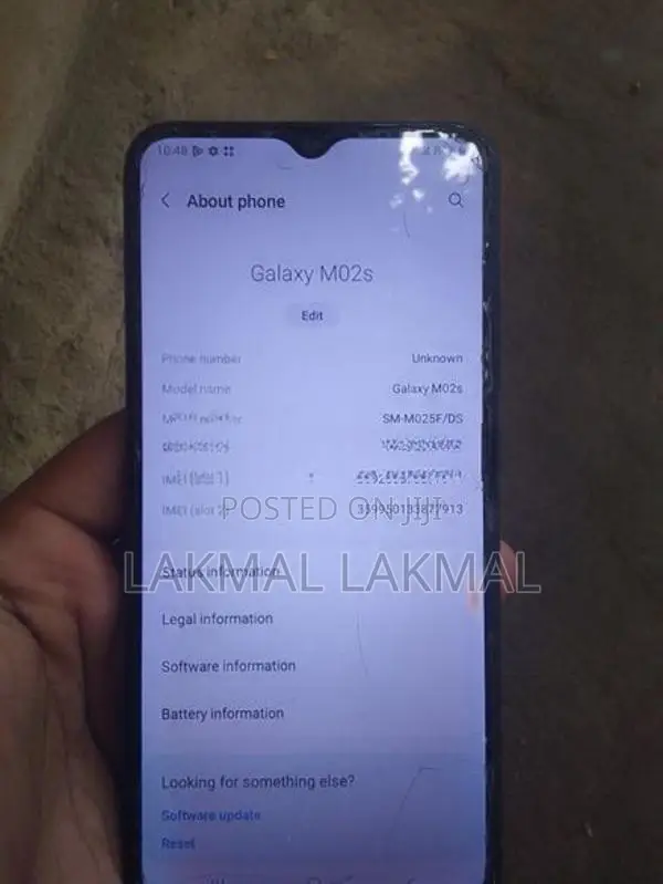 Samsung Galaxy M02s One ui core (Used)