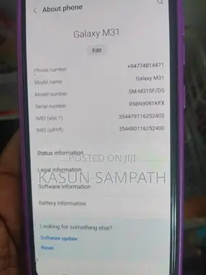 Samsung Galaxy M31 (Used)