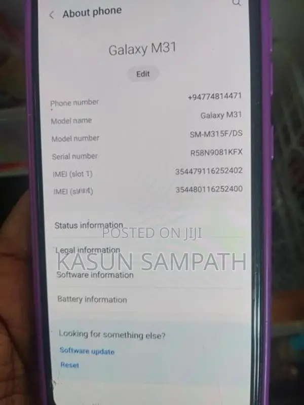 Samsung Galaxy M31 (Used)