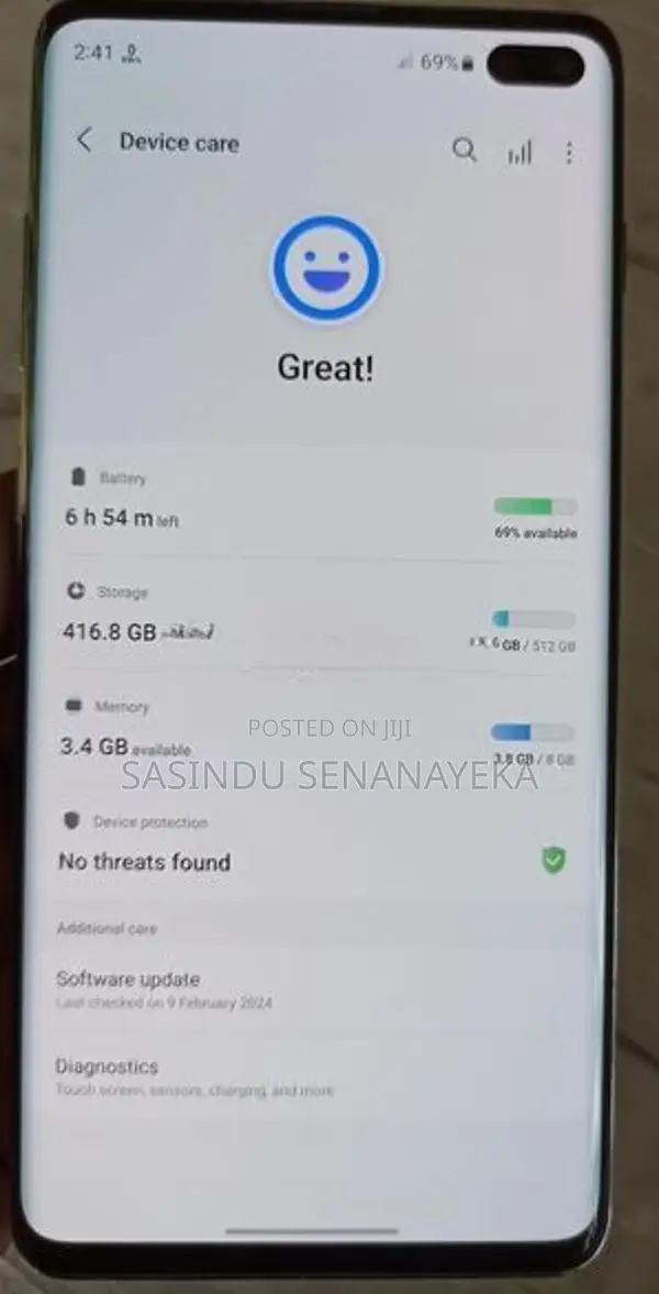 Samsung Galaxy S10 Plus 12/512GB (Used)