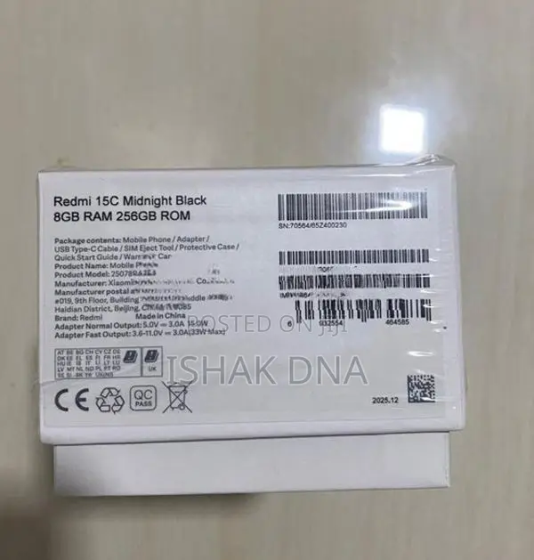 Xiaomi Redmi 15C 2026 (Brand New)