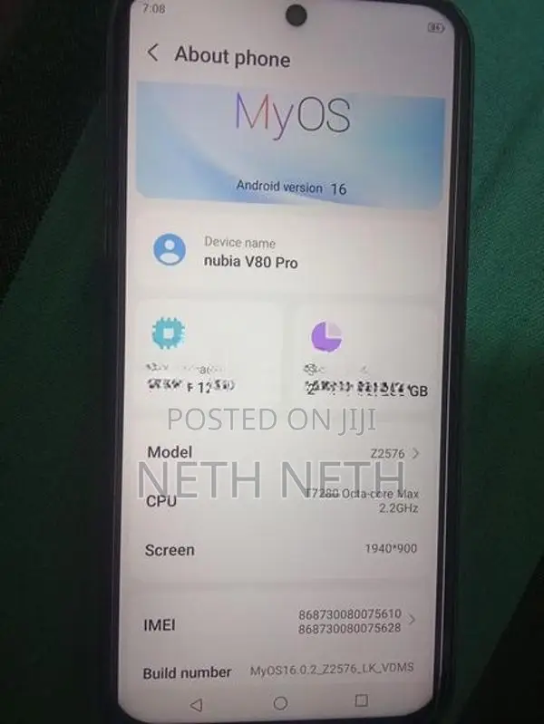ZTE nubia V80 Pro (Used)