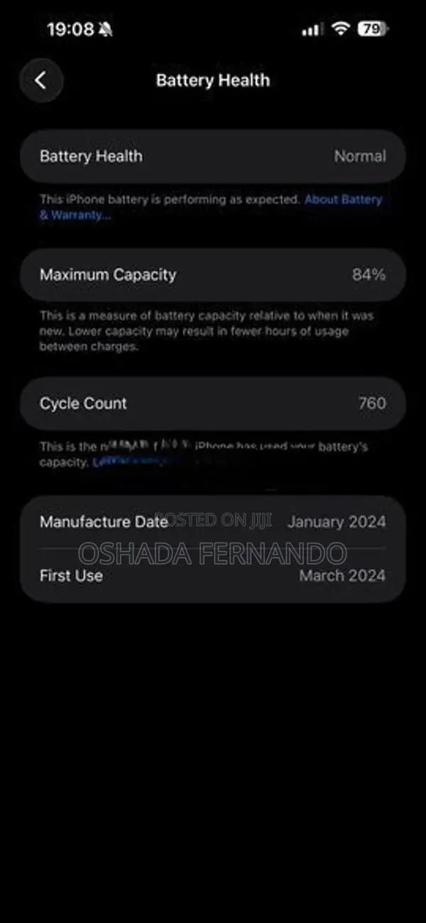 Apple iPhone 15 Pro Max 256GB (Used)