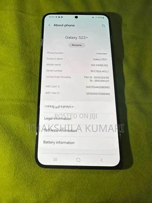Samsung Galaxy S22+ (Used)
