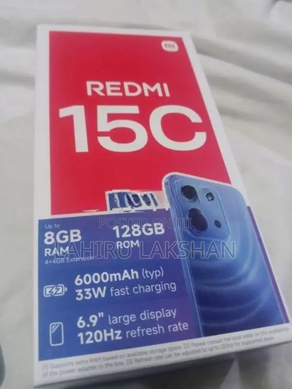 Xiaomi Redmi 15C 8 GB 128GB (Used)