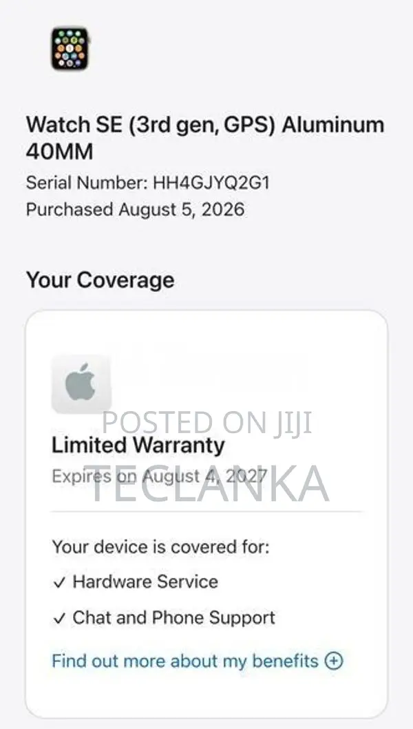 Apple Watch SE 3 40MM 2025 GPS