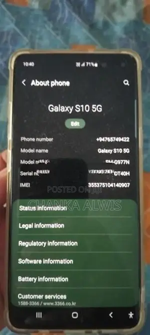 Samsung Galaxy S10 Plus 5G (Used)