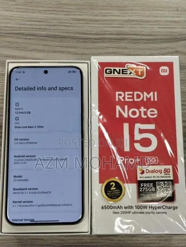 Xiaomi Redmi Note 15 Pro+ 12/512GB (Used)