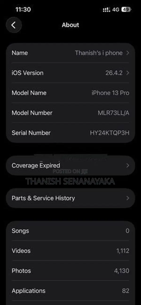 Apple iPhone 13 Pro (Used)