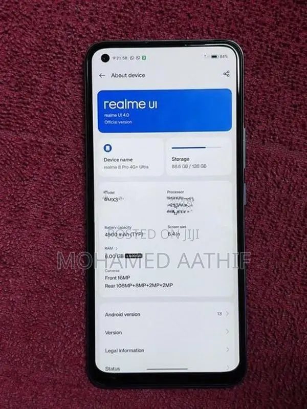 Realme 8 Pro 4G Ultra (Used)