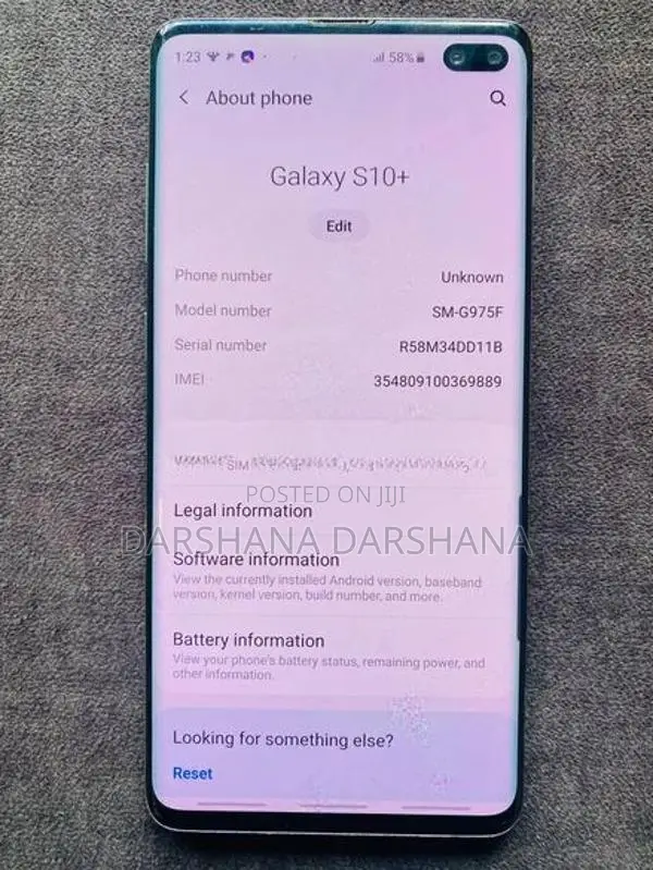 Samsung Galaxy S10 Plus (Used)