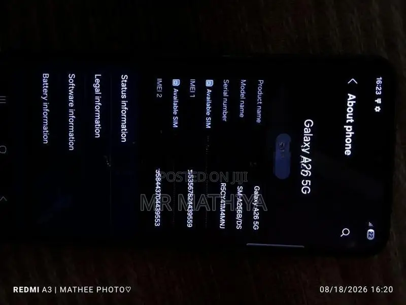 Samsung Galaxy A26 (Used)