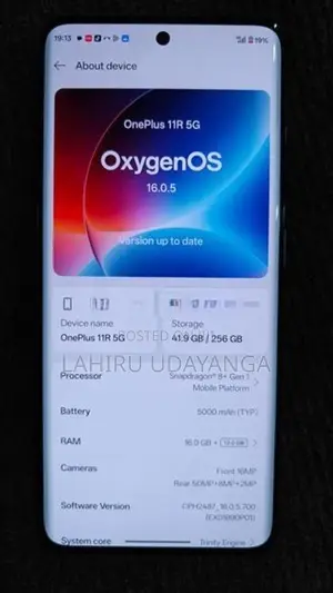 OnePlus 11R 16GB 256GB (Used)