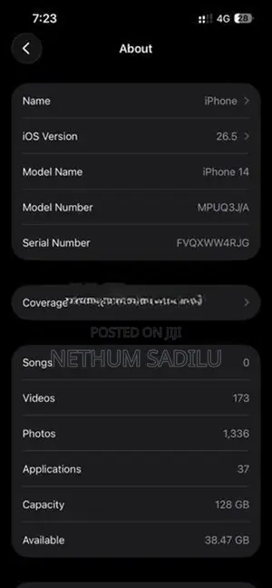 Apple iPhone 14 (Used)