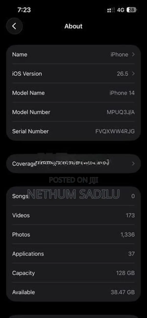 Apple iPhone 14 (Used)