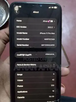 Apple iPhone 11 Pro Max (Used)