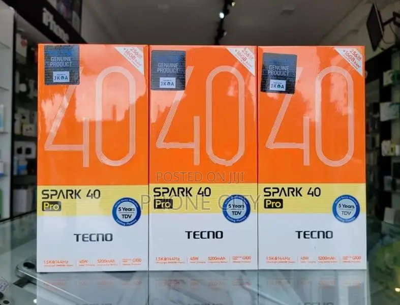 Tecno Spark 40 Pro 256GB 8GB RAM (Brand New)