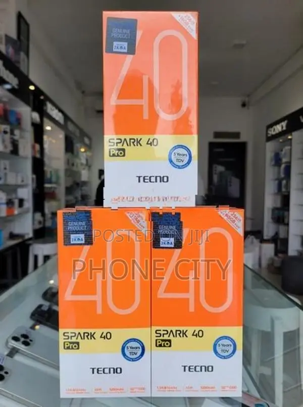 Tecno Spark 40 Pro 256GB 8GB RAM (Brand New)