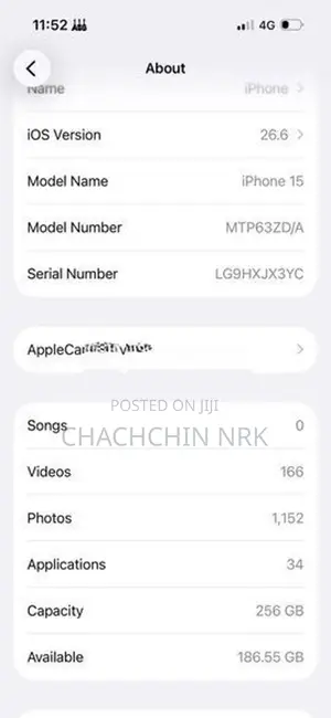 Apple iPhone 15 256GB (Used)