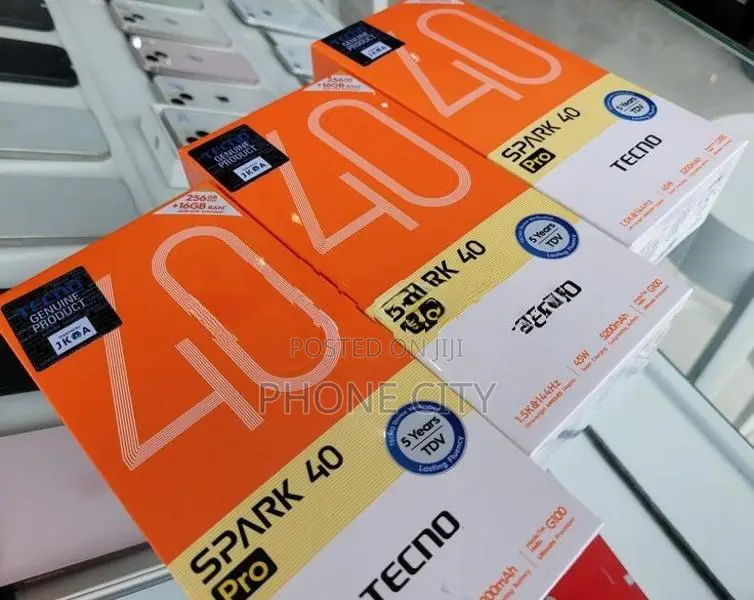 Tecno Spark 40 Pro 256GB 8GB RAM (Brand New)