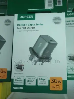 UGREEN 30W Type-C GaN Fast Charger UK – X513 - 55532