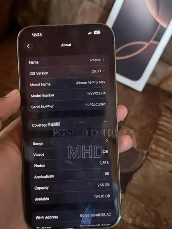 Apple iPhone 16 Pro Max 256GB (Used)