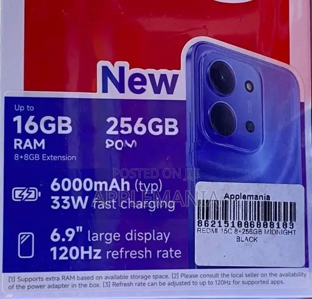Xiaomi Redmi 15C 8/256GB (Brand New)