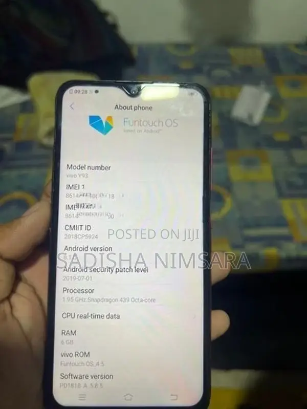 Vivo Y93 (Used)