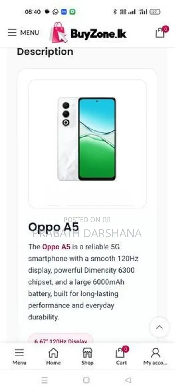 Oppo A5 5G (Brand New)