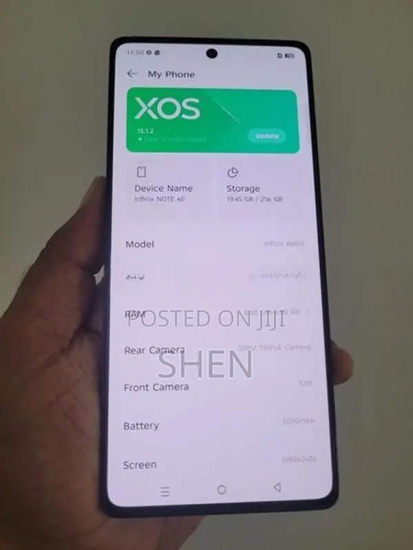 Infinix Note 40 16GB / 256GB (Used)